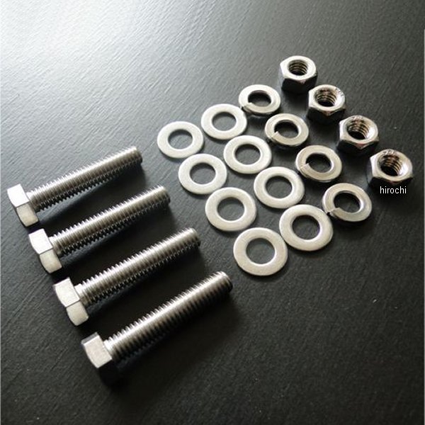 0365 ビーアールシー BRC ステンレスウインカー取付ボルト 4本 1台分 CB400F、CB350F、CB750K0～K6