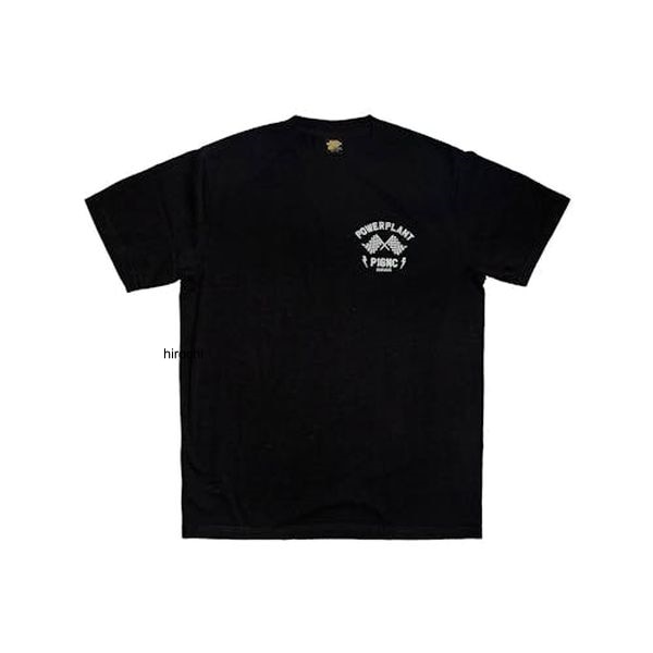 037955 パワープラント Powerplant クラシック ガレージTシャツ L ブラック/ホワイト
