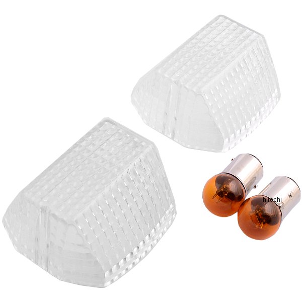 038278 ポッシュ POSH ウインカーレンズ 91年-08年 ZRX1200、ZRX1100、GPZ900R W球付き 23048-1054 クリア