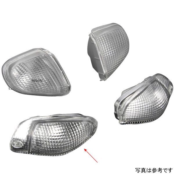 039179-RL ポッシュ POSH リペアレンズ ZZR1100 リア/左 スモーク