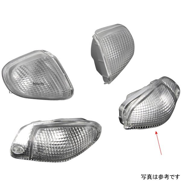 039179-RR ポッシュ POSH リペアレンズ ZZR1100 リア/右 スモーク