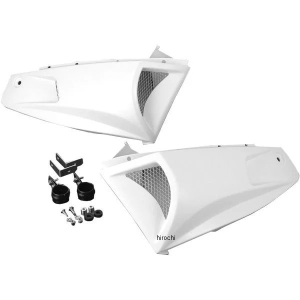 039200-2W ポッシュ POSH マッスルライン ハーフカウル ZZR1100 白ゲル