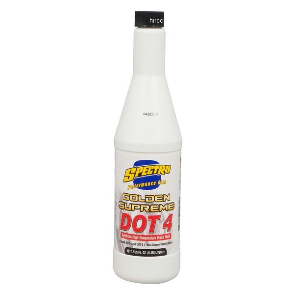 310232 スペクトロ SPECTRO ブレーキオイル DOT4 - 約355ml(12オンス)サイズ