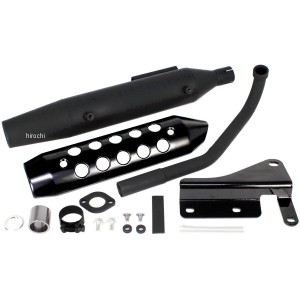 04-02-0351 SP武川 フルエキゾースト SSSマフラー ブラックプロテクター 政府認証 C125