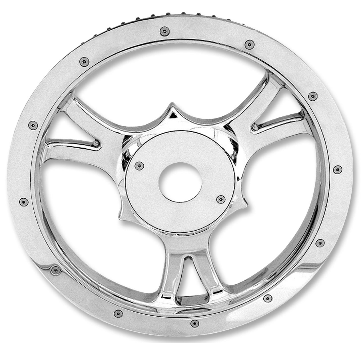 04-73-030 サンダーバイク プーリー 72T Sting ポリッシュ V-ROD