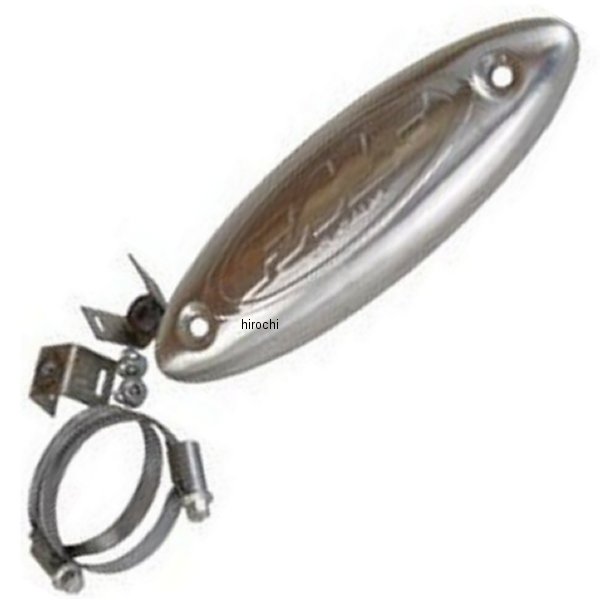 040231 FMF エフエムエフ 補修 ヒートシールド 178mm x 51mm-130mm ステンレス