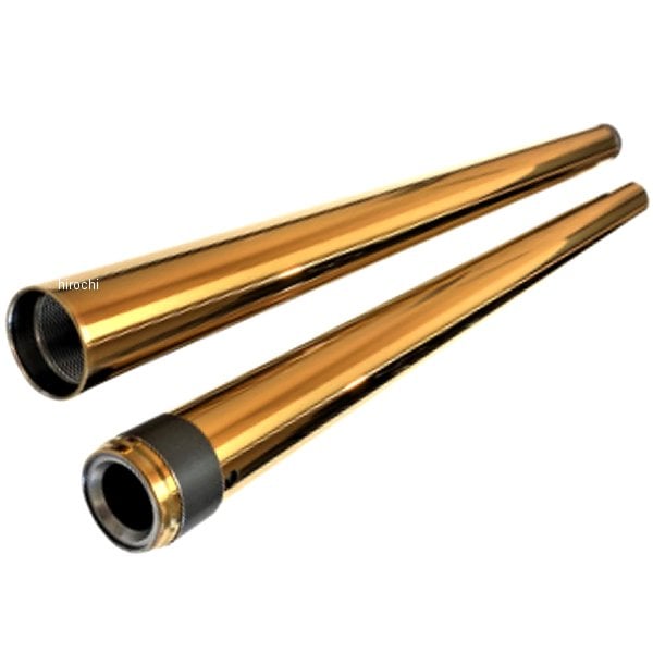 0404-0628 105420G プロワン PRO-ONE フロント フォーク チューブ 22.25インチ 97年-13年 ハーレー 41mmフォーク ゴールド