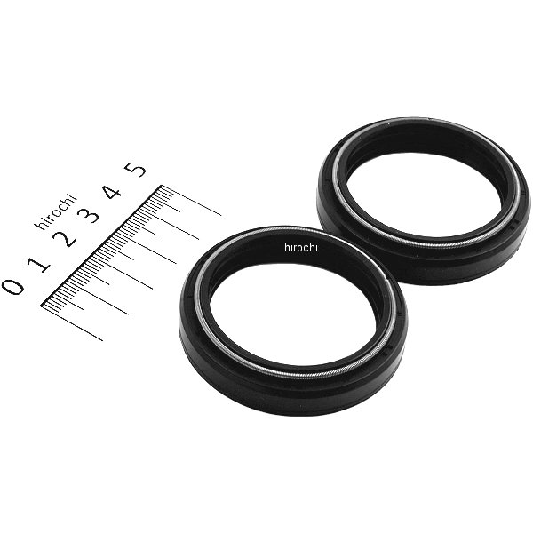 0407-0157 Parts Unlimited フロントフォークシール 41mmx53mmx8/10.5mm 98年-12年 ホンダ、カワサキ