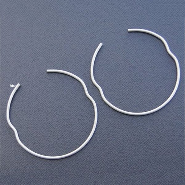 0416 ビーアールシー BRC ステンレス フロントフォークオイルシールストッパーリング 2個 75年-77年 CB400F