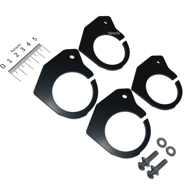 0418-KF5-50 ビート BEET ハンドルアップスペーサー 10mmアップ 19年以降 Ninja H2 SX SE+ 黒