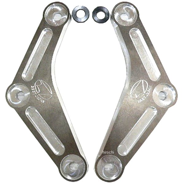 0420-KG2-09 ビート BEET ローダウンリンクプレート シルバー  ZX-25R