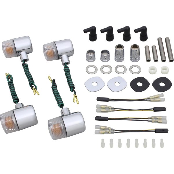 043192-53 ポッシュ POSH クラシカル 71タイプ ウインカーキット 20年 W800 メッキ/クリア