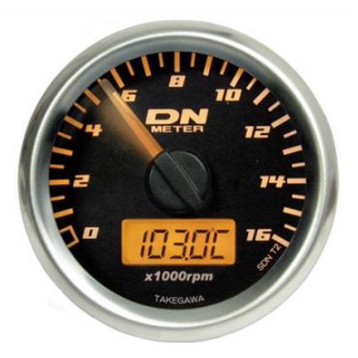 05-05-0078 SP武川 Φ48スモールDNタコメーター&サーモメーター DC/AC12V 汎用 オレンジLED