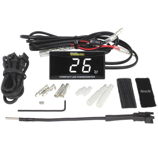 05-07-0004 SP武川 コンパクト LED サーモメーター スティック温度センサー付き