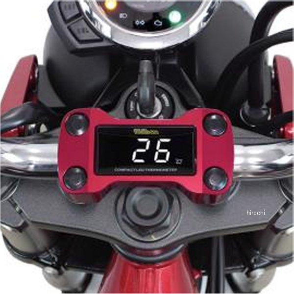 05-07-0019 SP武川 コンパクトLEDサーモメーターキット2 グロム、モンキー125、ダックス125 赤
