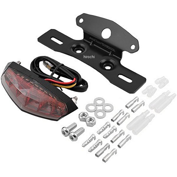 05-08-0022 SP武川 12V 電源 ブラケット付き LED ミニテールランプ レッド 汎用