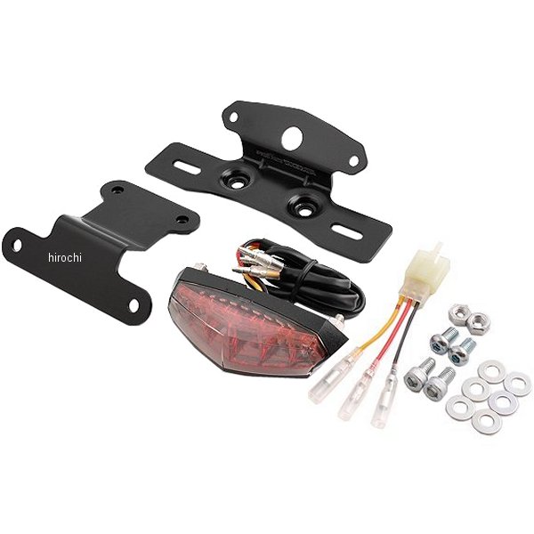 05-08-0031 SP武川 フェンダーレス LEDミニテールランプキット レッド 縦31mm 幅100mm 厚み36mm 取付けボルト M5×10 D-トラッカー 125