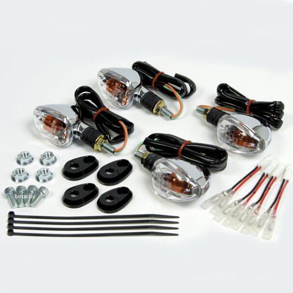 05-08-0282 SP武川 ストリームラインウインカーセット(4pcs/ブラック)