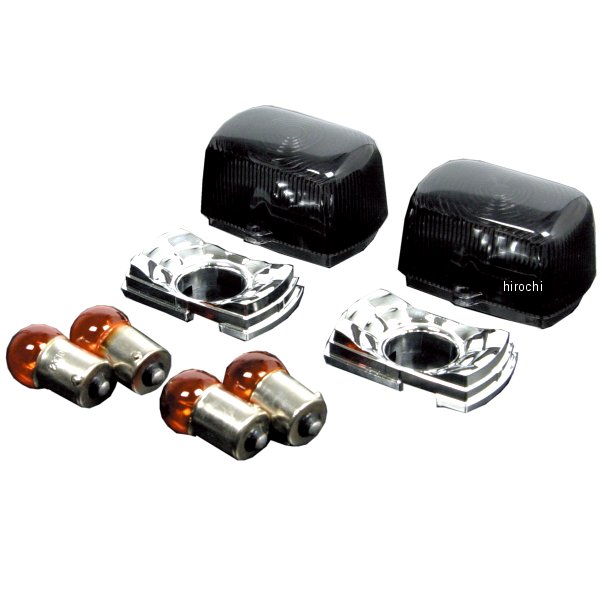 05-08-0284 SP武川 ホンダ純正 スクエアタイプ ウインカーレンズキット 純正タイプ (2個入り) スモークレンズ ダックス