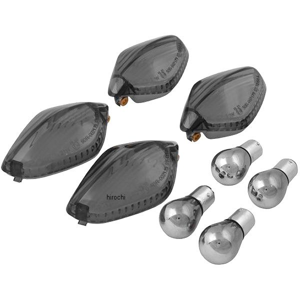 05-08-0297 SP武川 ウインカーレンズセット(スモーク)メッキバルブ付 NC700S/X/CRF250L