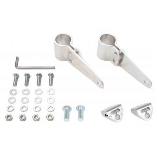 05-08-0512 SP武川 Φ27正立フロントフォーク装着車用アルミヘッドライトステー モンキー、モンキーFI、ゴリラ