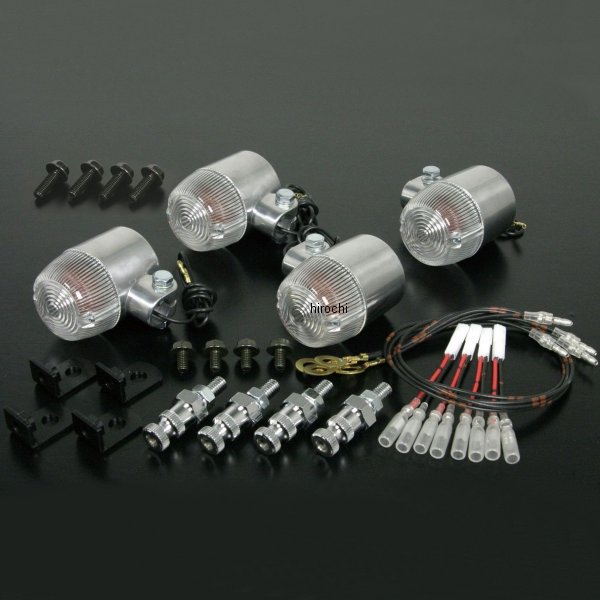 05-08-0556 SP武川 丸型Mウインカー 92年-17年 ホンダ モンキー、ゴリラ、エイプ クリア