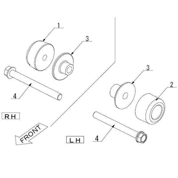 05030-111D4-00 モリワキ スキッドパッド 07年-08年 CBR600RR 黒 レーシング