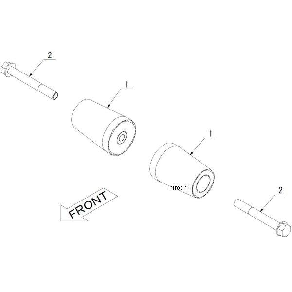 05030-11215-01 モリワキ スキッドパッド ZEP1100 黒 MEカバー用