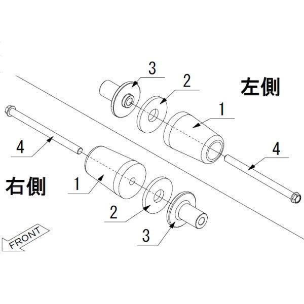 05030-21336-00 モリワキ スキッドパッド XJR400 黒