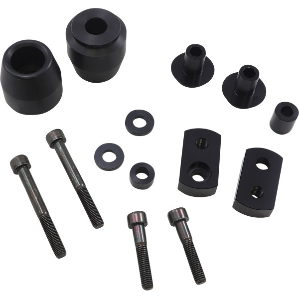 0505-1679 SR166 ボルテックス Vortex フレーム スライダーキット V3 15年-20年 GSX-S1000 黒