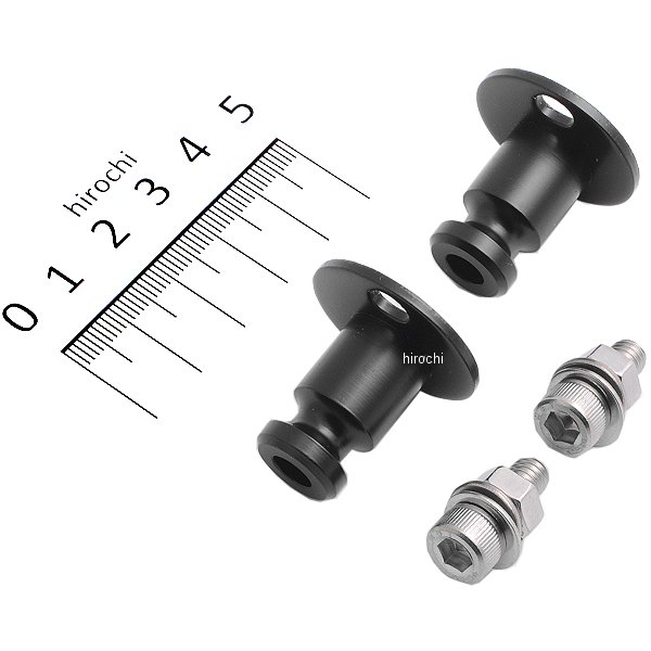 051096-06 ポッシュ POSH ウインカーステーベース 14年以降 CB1100 黒 2個