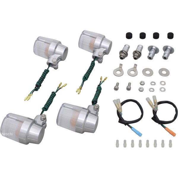 051594-23 ポッシュ POSH ウインカーセット スーパーバイク 14年-15年 CB1100 シルバー/クリア