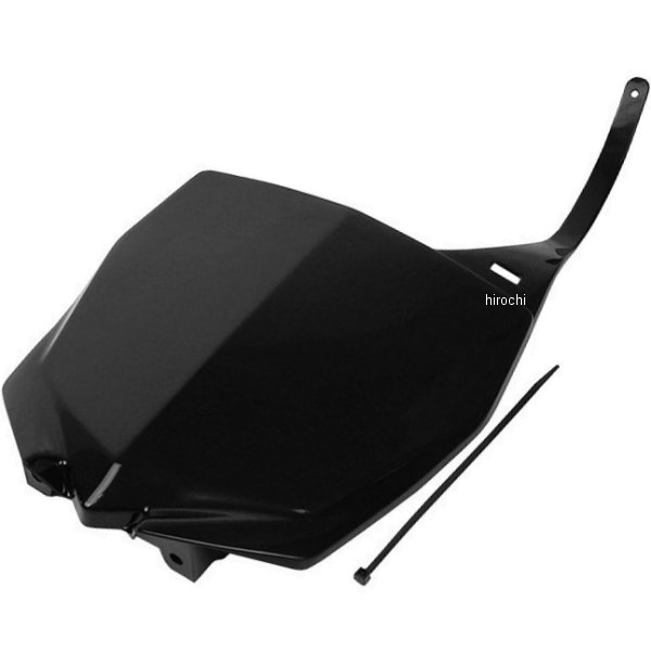 0520-0863 YA04813-001 ユーフォープラスト UFO PLAST フロントナンバープレート 10年以降 YZF、YZ 黒