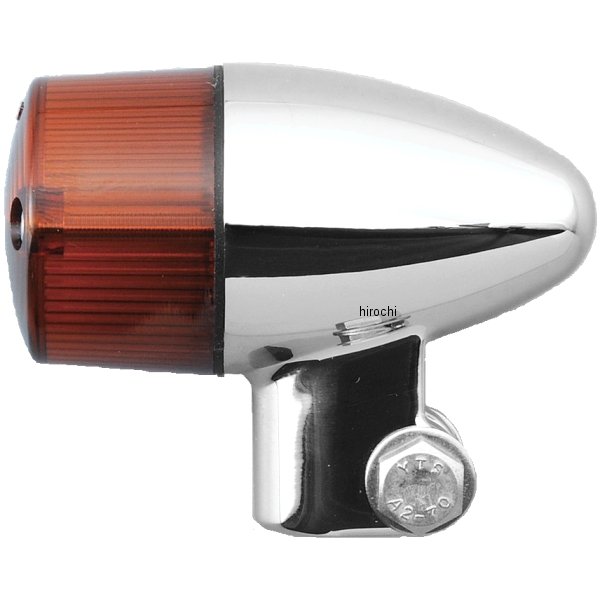 052498-33 ポッシュ POSH ウインカーセット 99年-03年 CB400SF 砲弾タイプ メッキ/オレンジ