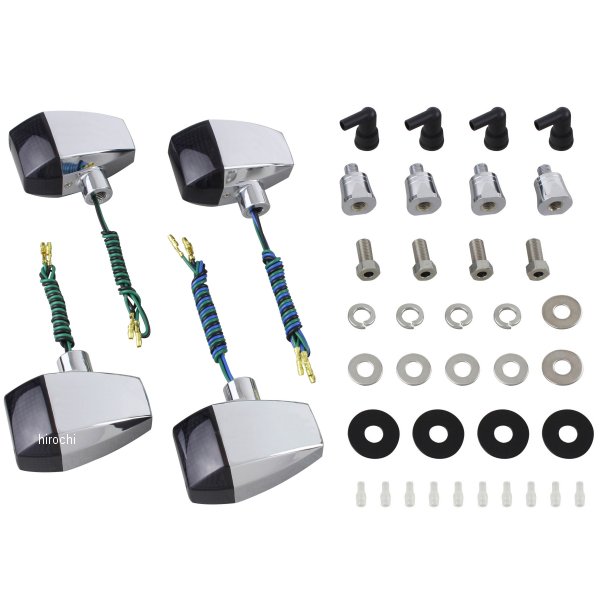 053483 ポッシュ POSH ウインカーキット ZRタイプ スタンダード 98年-02年 CB1300SF メッキ/スモーク