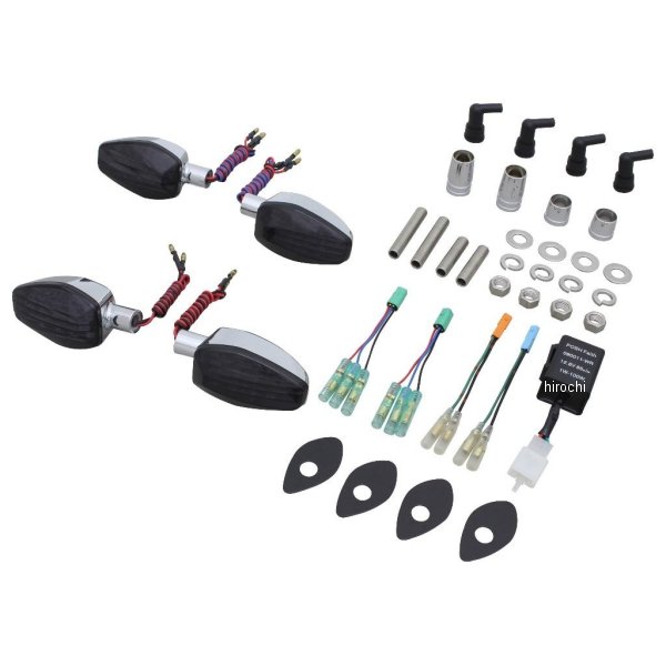 056173 ポッシュ POSH ライトウェイトLEDウインカーキット 18年以降 CB1300 メッキ/スモーク