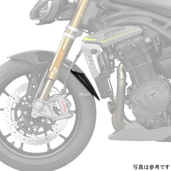 056562 ピラミッドプラスチック Pyramid Plastics 延長フェンダー ショート 21年-24年 Speed Triple 1200 RS マットブラック
