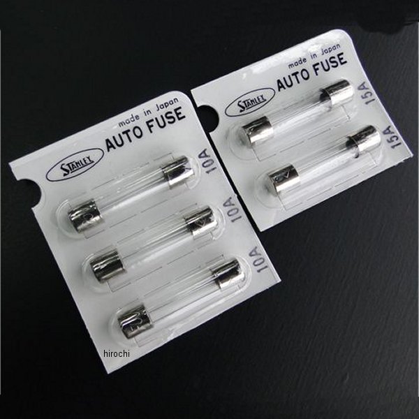 0569 ビーアールシー BRC 純正管ヒューズ 10A×3個 15A×2個 74年-77年 CB400F