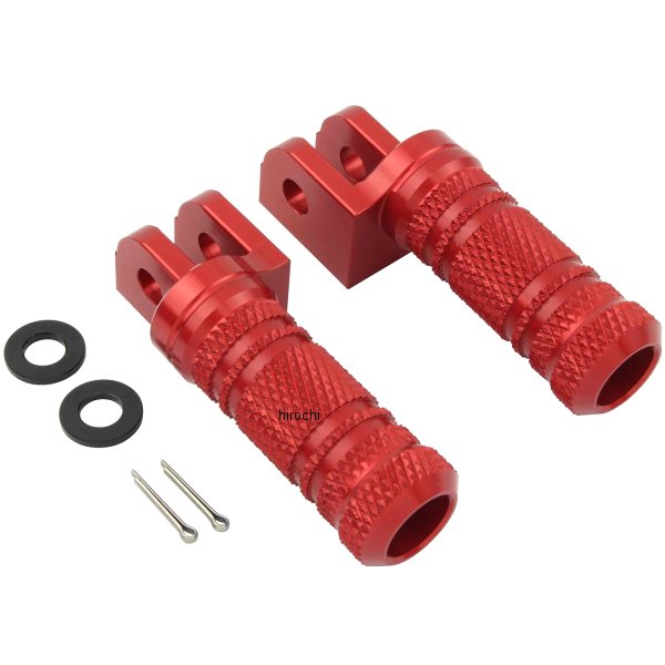 057172-02 ポッシュ POSH マシンドステップバー ホンダ、スズキ 赤