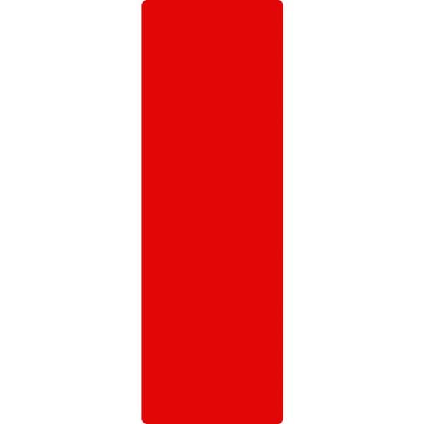 057224 (株)日本緑十字社 緑十字 エンビ無地板 赤 エンビ-22(赤) 360×120×1mm 硬質塩化ビニール