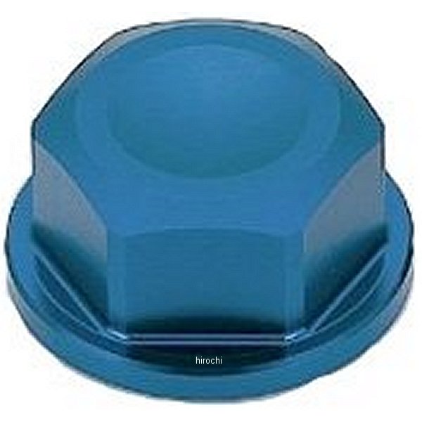 059025-01 ポッシュ POSH アルミマシンドステムナット 13年-15年 グロム、MSX125 青