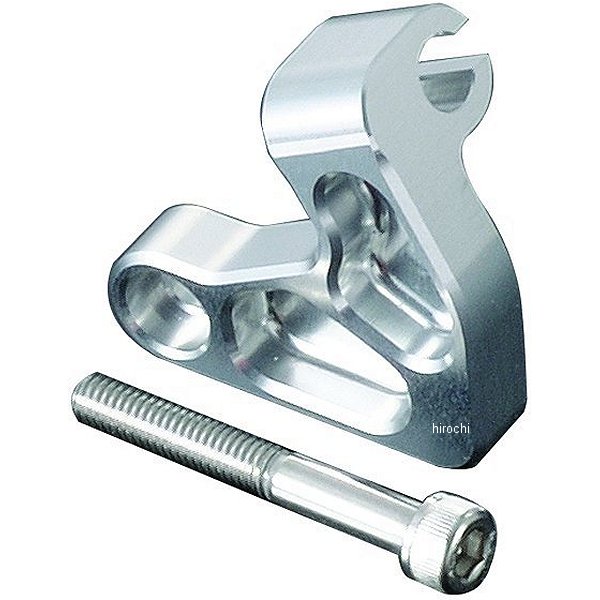 059105-03 ポッシュ POSH アルミマシンドクラッチケーブルホルダー 13年-15年 グロム、MSX125 シルバー