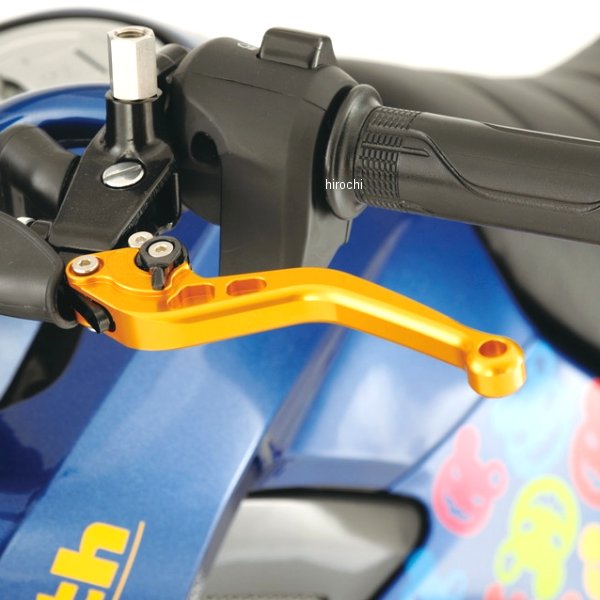 059126-01 ポッシュ POSH アルミマシンドクラッチレバー 13年-15年 グロム、MSX125 青