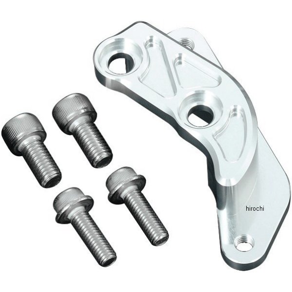 059155-03 ポッシュ POSH フロントキャリパーサポート 13年-15年 グロム、MSX125 ブレンボ 4ポッド シルバー