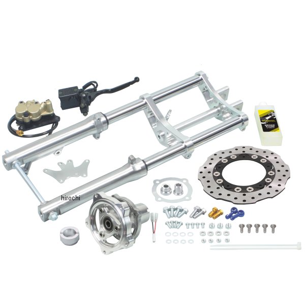 06-01-0193 SP武川 φ30フロントフォークキット タイプ1 ディスクブレーキ ワイド オフセット60mm/ピッチ198mm モンキー、ゴリラ