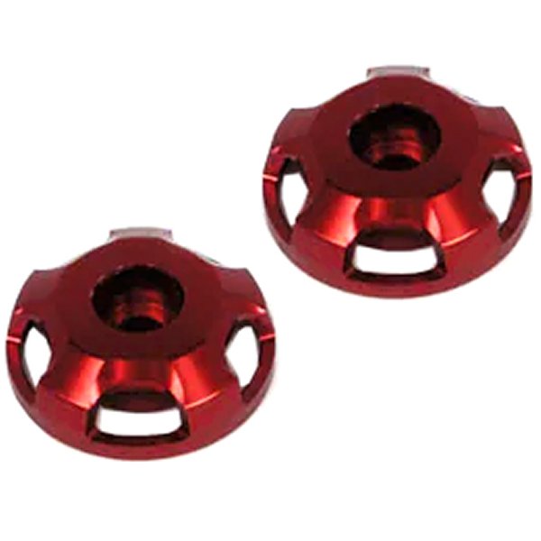 06-01-0398 SP武川 バーエンドカバー (レッド) 2コ