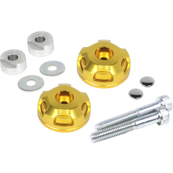 06-01-0419 SP武川 2ピース バーエンド スーパーカブ50/110 ゴールド/ゴールド