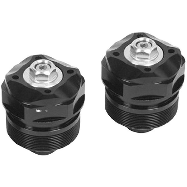 06-02-0070 SP武川 フロントフォークトップボルト 16年以降 グロム、MSX125SF 黒/シルバー