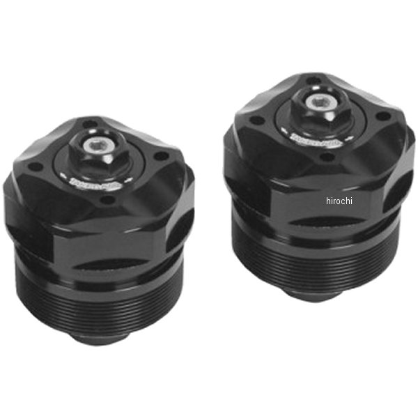 06-02-0071 SP武川 フロントフォークトップボルト 16年以降 グロム、MSX125SF 黒/黒