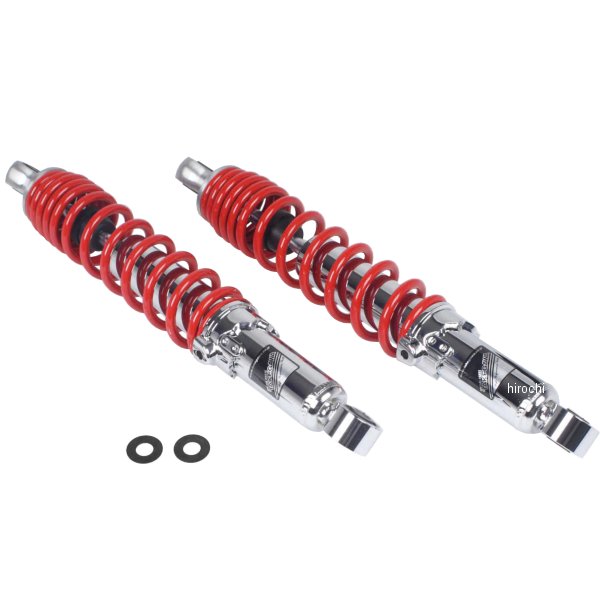 06-04-0147 SP武川 ローダウンリアショックアブソーバー 10mmダウン ダックス125 赤 2本入